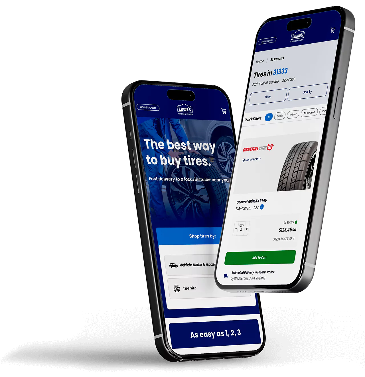 Treadsy Mobile Interface